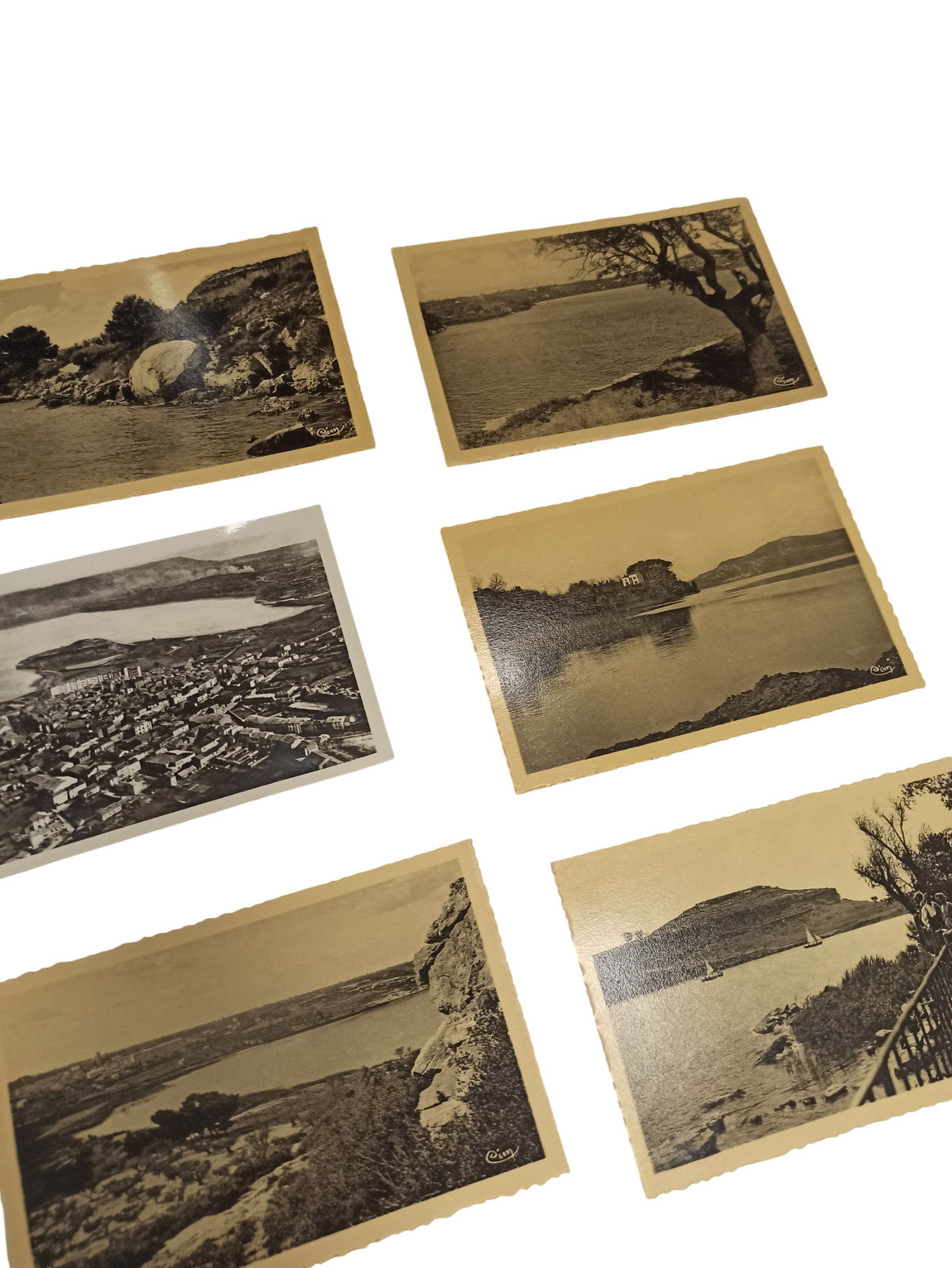 Lot cartes postales vintage rééditions anciennes Istres rétro collection France
