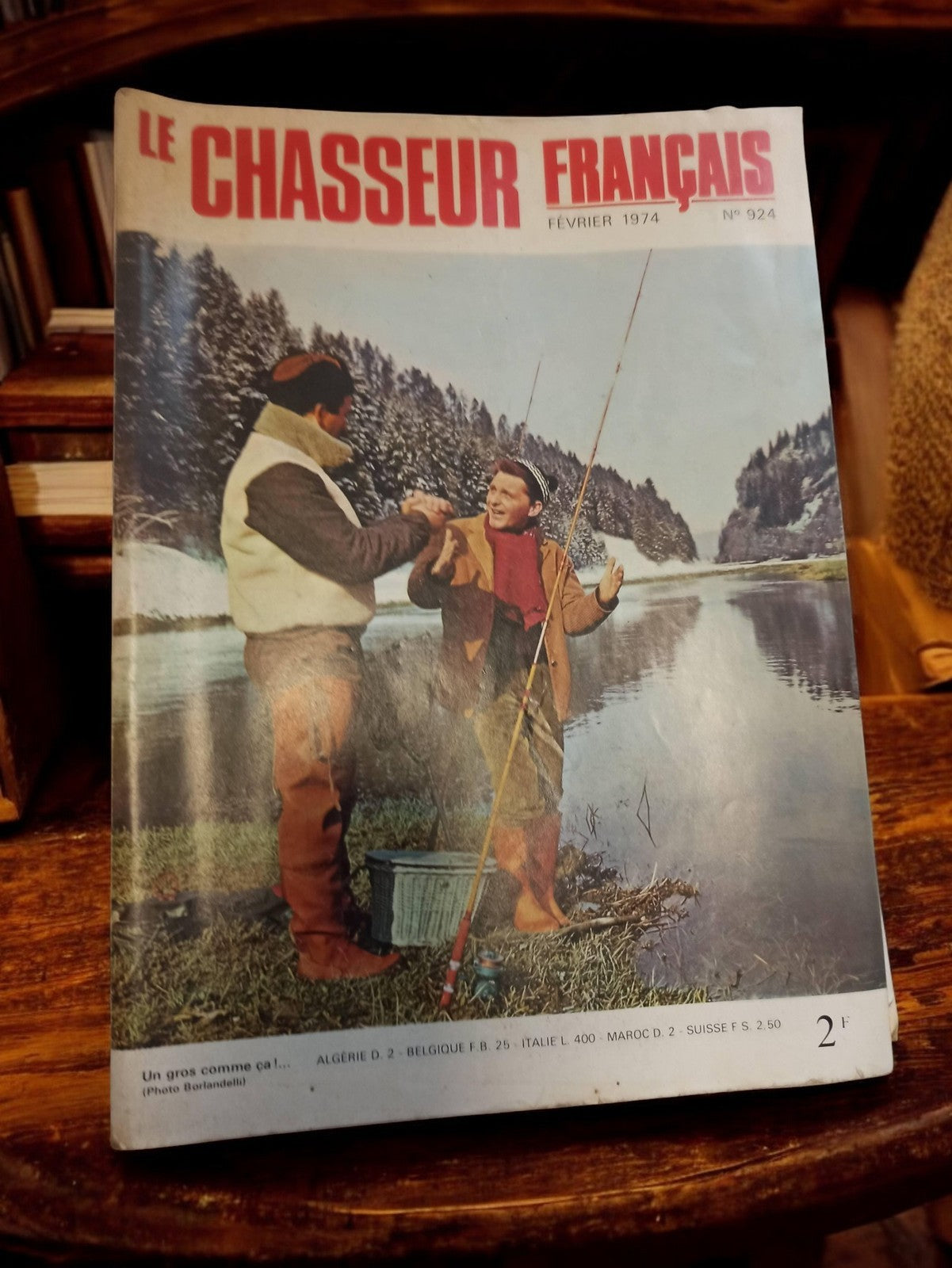 Magazine Le Chasseur Français février 1974 vintage pêche nature rétro