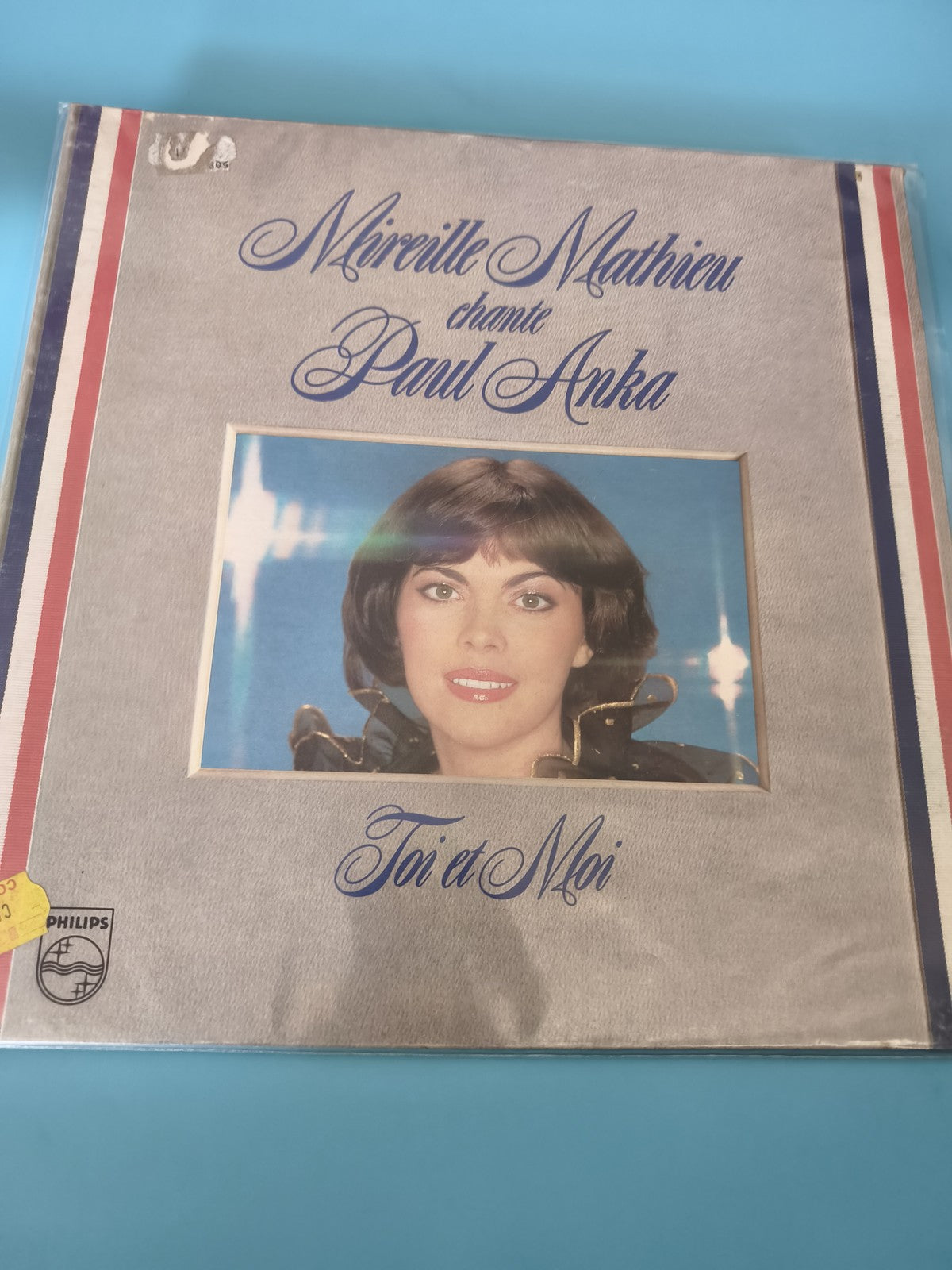 Vinyle 33 tours ancien Mireille Mathieu rétro collection chanson française vinta