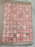 Gros lot timbres anciens Marianne 50c orange oblitérés philatélie étude France