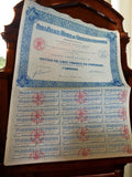 Action au porteur Pera Palace Hôtel de Constantinople 1922 ancien document bours