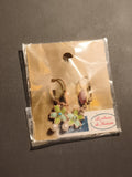 Paire boucles d’oreilles vintage Le plaisir de Séduire fleur émail perle deadsto