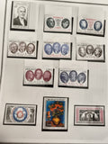 Timbres Monaco portraits scientifiques, anniversaires, Monte-Carlo Flora, philat