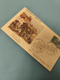 Enveloppe premier jour d?émission FDC Journée du Timbre 1973 Lyon timbre