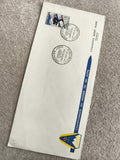 Lettre Premier Jour Chamonix 1962 ski alpin, enveloppe FIS timbre 30c France