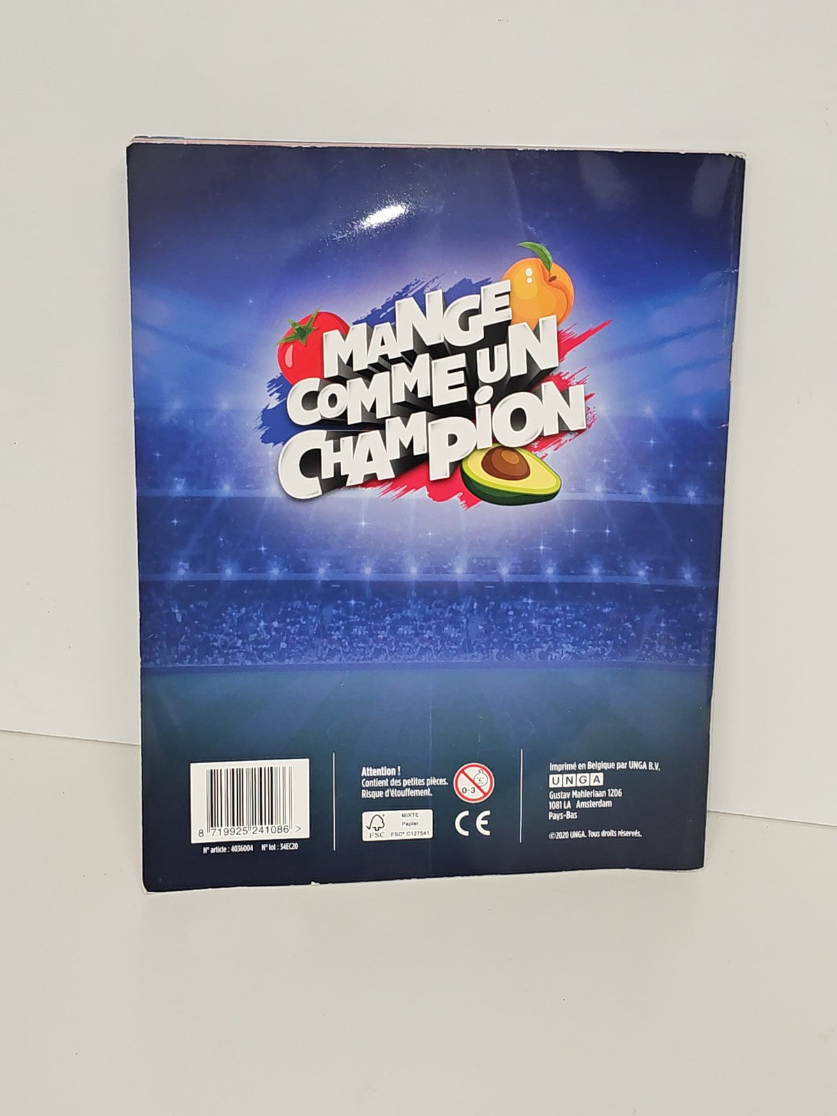 Album stickers vide football Mange Comme un Champion Carrefour officiel d'occasi