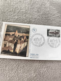 Lettre FDC Château de Bazoches du Morvan 1972 ancien philatélie France