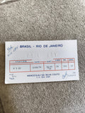 Carte QSL radio ancienne PY1-ETY Brésil 1976 Rio de Janeiro radioamateur