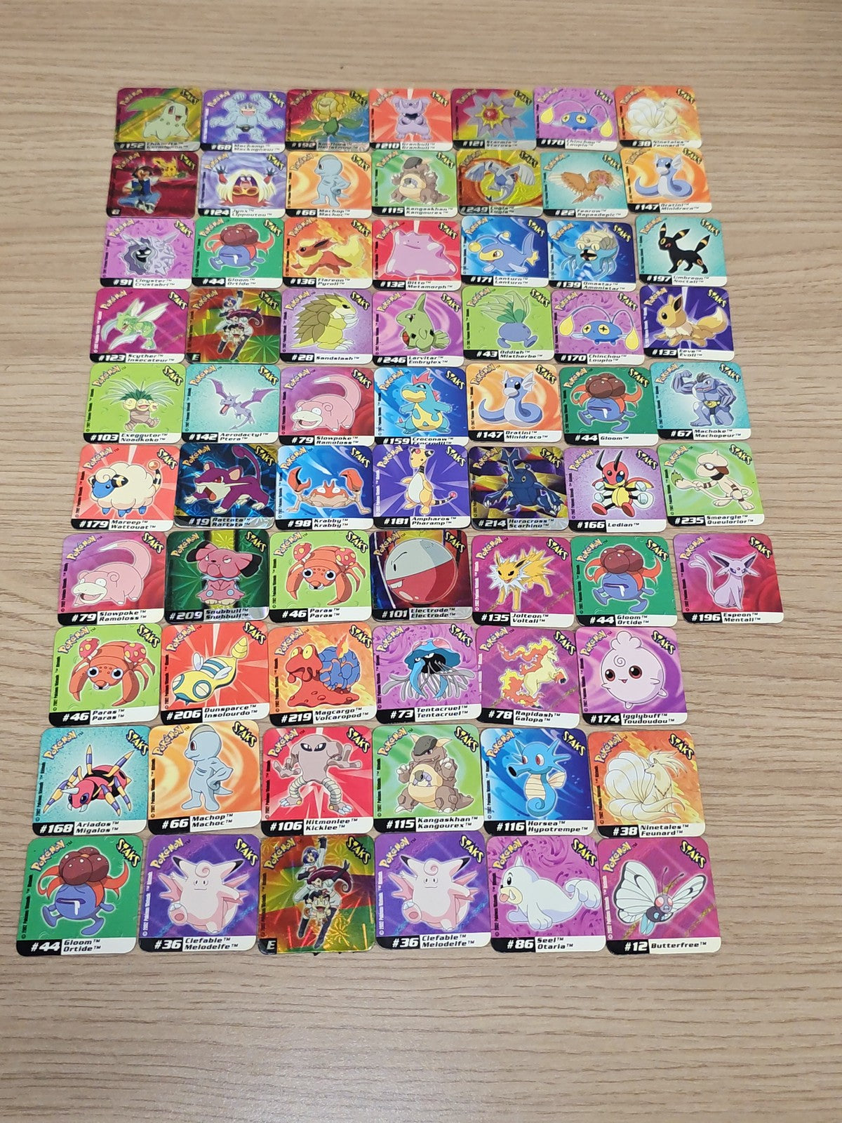 Lot ancien de stacks Pokémon vintage, collection rétro, rare, jeu années 90