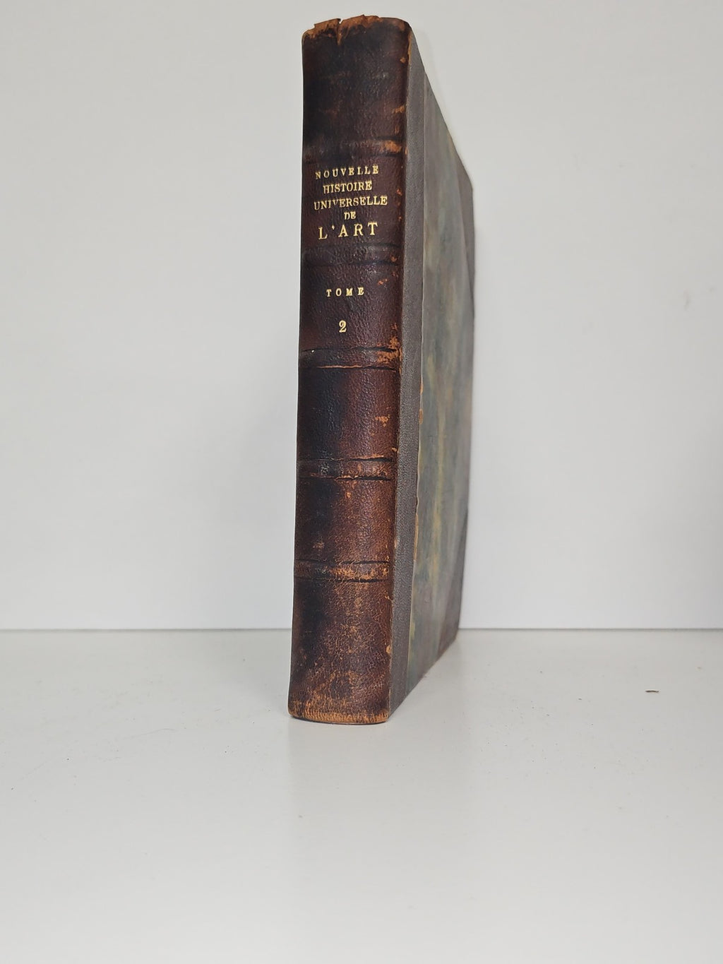 Livre ancien vintage Nouvelle histoire universelle de l'art édition illustrée ra