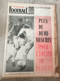 Journal ancien France Football 18 mars 1969 vintage sport foot hebdo
