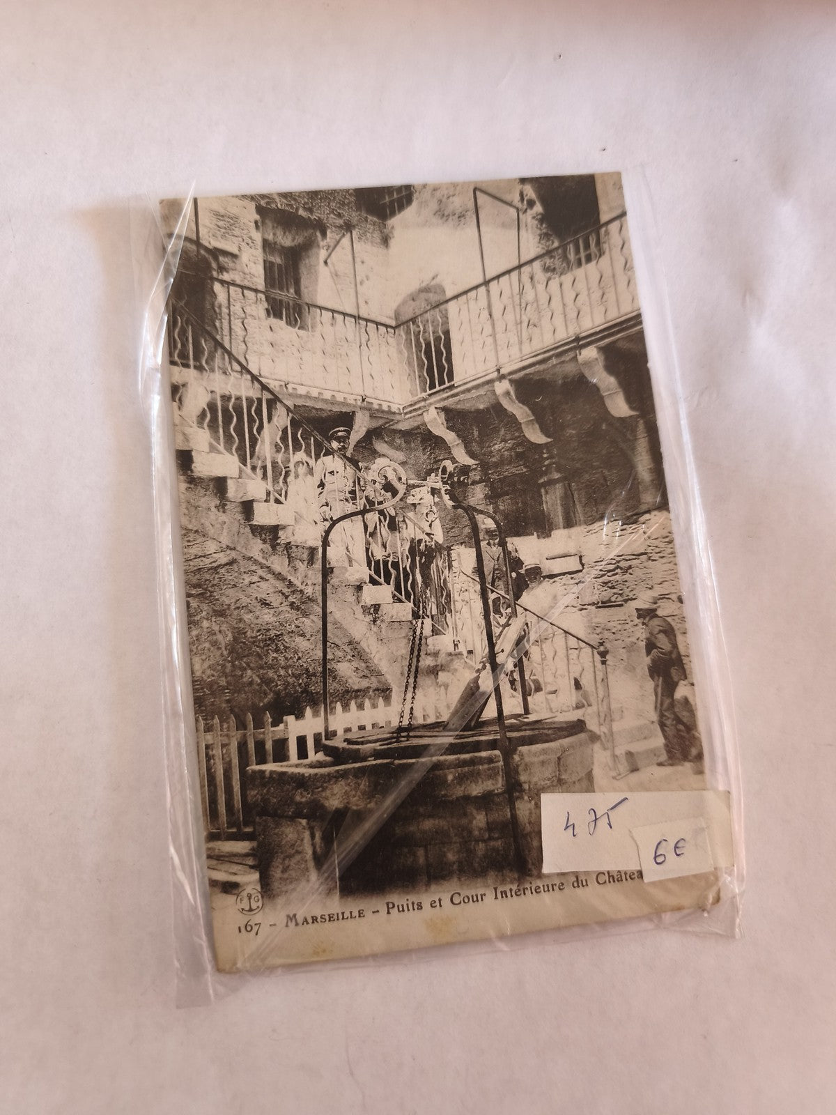 Carte postale vintage ancienne Marseille château collection rétro France