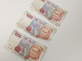 3 billets anciens 1000 lires italiens vintage Banca d?Italia collection rétro