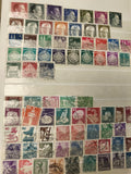 Lot timbres d?Allemagne oblitérés multicolores ? Philatélie (support non inclus)