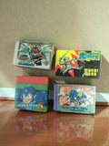Lot gommes japonaises vintage Rockman Makai Mura SD Gundam manga anime