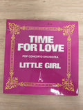 Vinyle 45T Pop Concerto Orchestra Time For Love Little Girl pochette rose