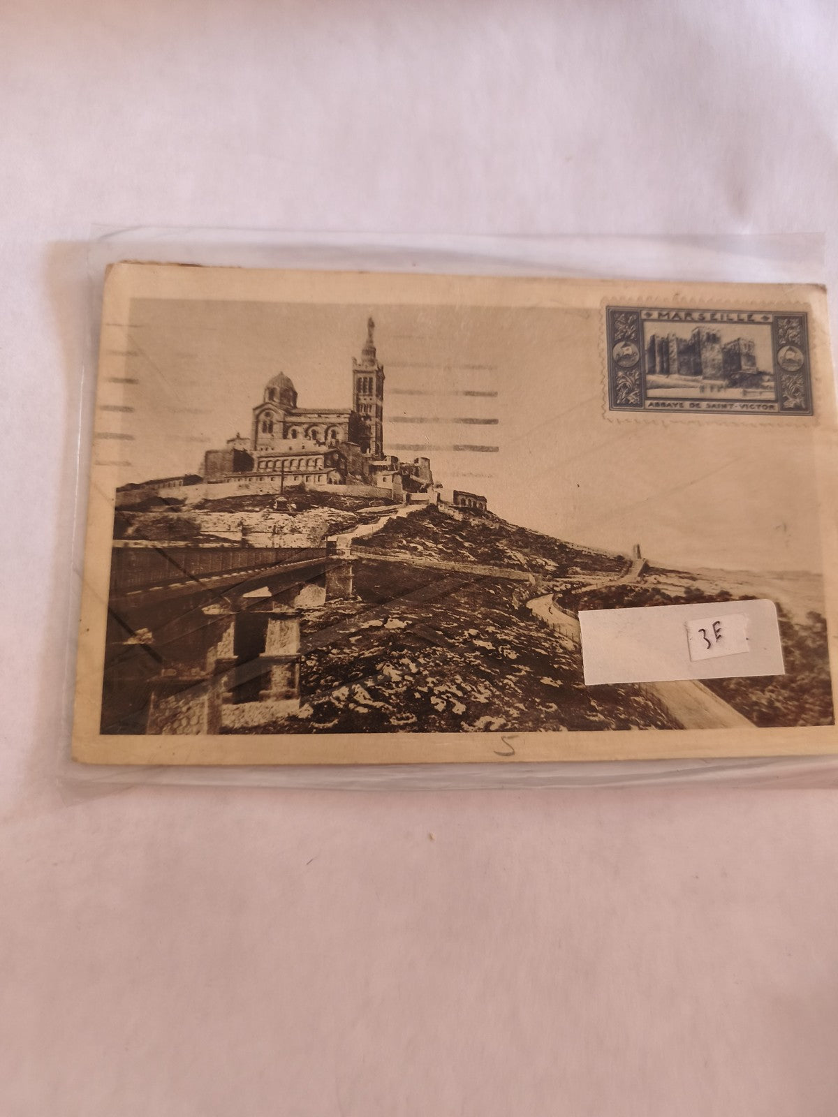 Carte postale vintage Marseille Notre-Dame de la Garde ancienne collection rétro