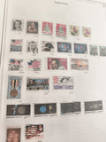 Anciens timbres USA oblitérés – lot philatélie années 80/90, thématiques variées