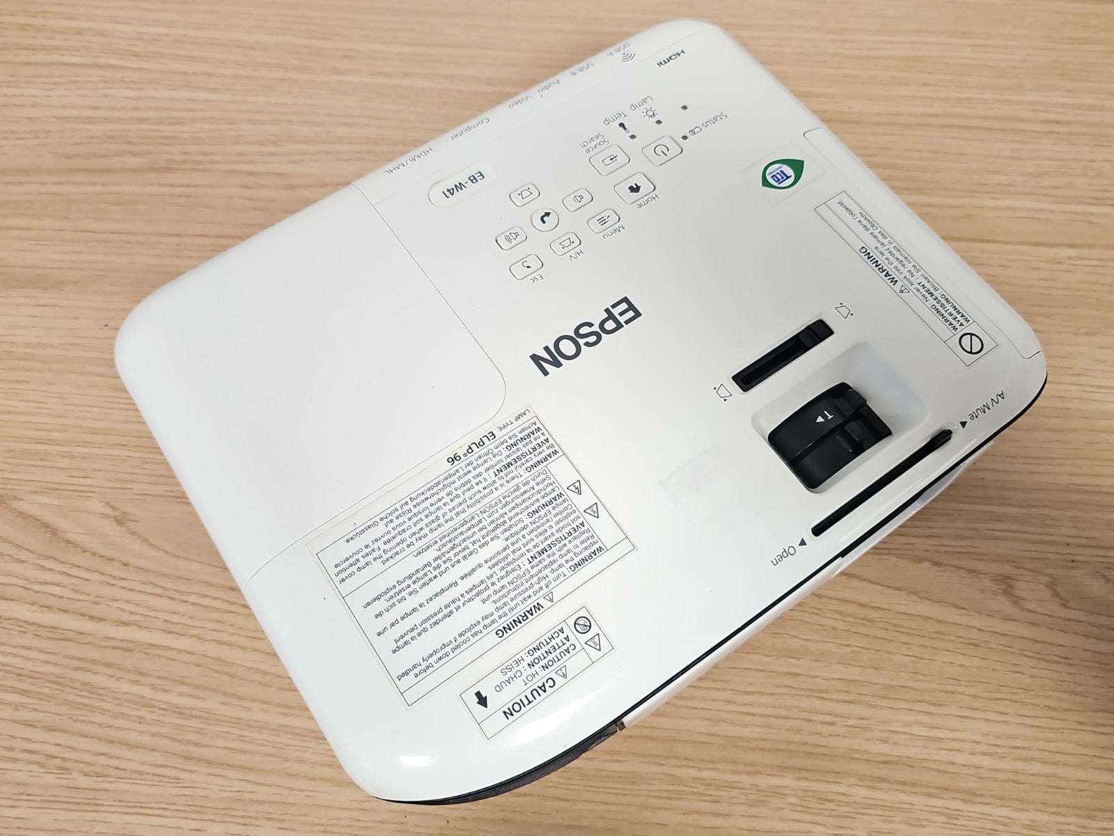 Projecteur EPSON 3LCD EB-W42 portable blanc, vidéoprojecteur HDMI