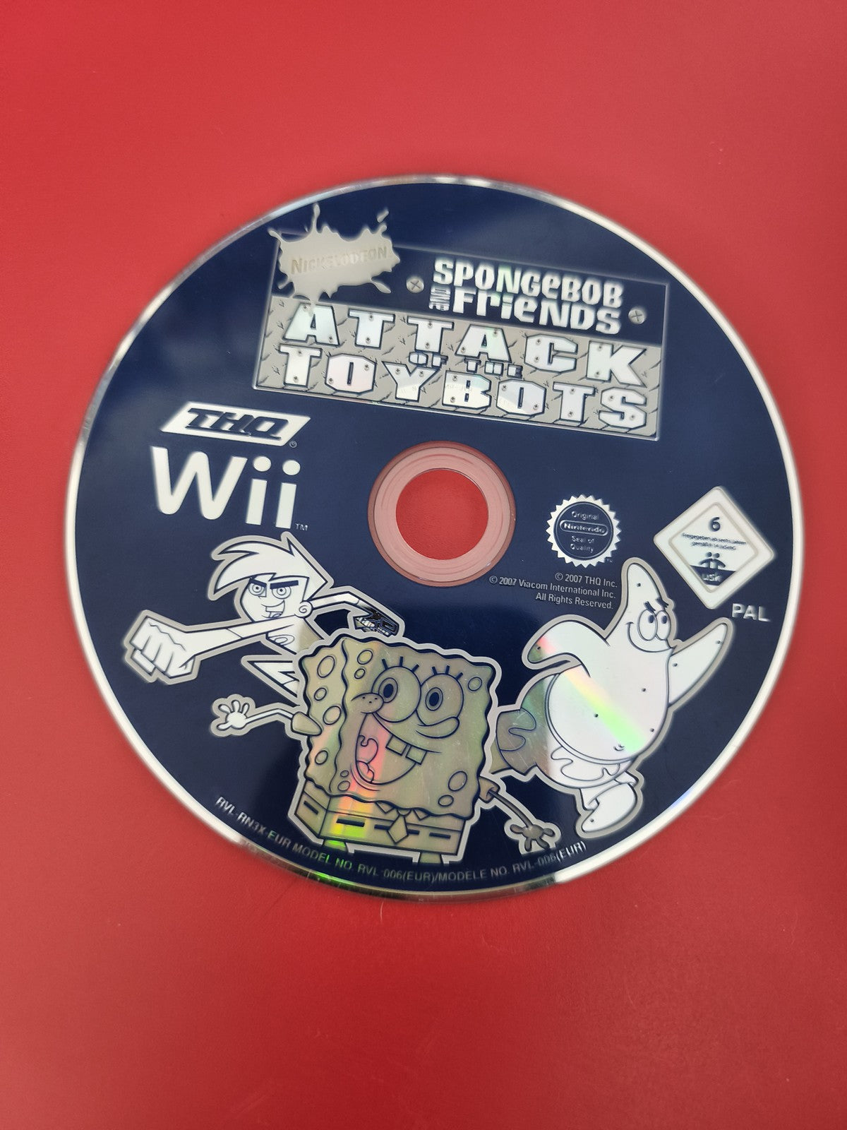 CD jeu Nintendo Wii Spongebob and Friends disque seul original jeu vidéo