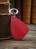 Porte-clés publicitaire ancien rouge rétro accessoire vintage MAGROF