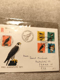 Lettre FDC Pro Juventute 1971 Suisse oiseaux timbres Helvetia cachet Bern