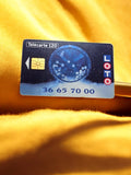 Carte téléphonique LOTO Télécarte 120 puce vintage France années 90