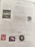 Timbres anciens États-Unis lot x7 obliterés vintage philatélie USA poste oiseau