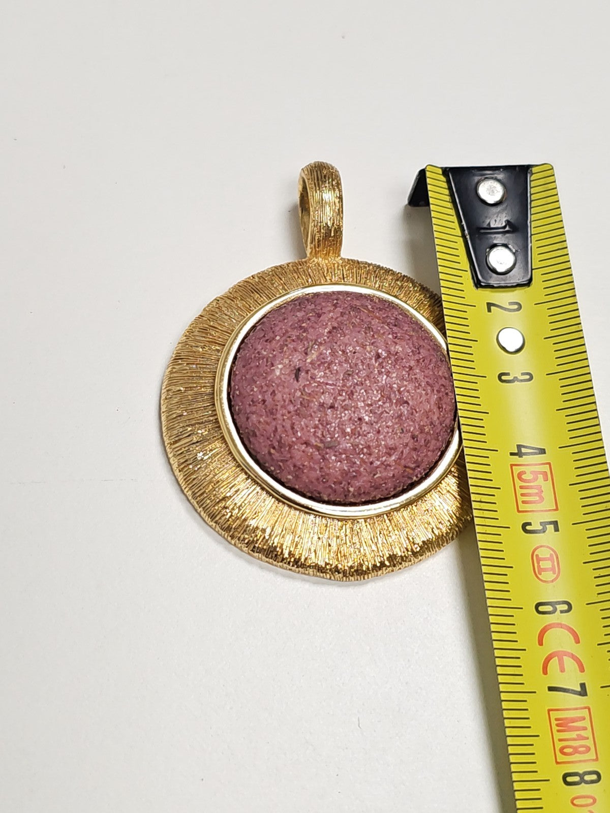 Vintage pendentif signé Orena Paris, grand bijou ancien de collection rétro