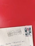 Enveloppe philatélie timbre France 1.00 Verdun 1916-1976 oblitérée Vichy