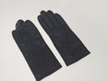 Paire de gants cuir ancien début XXe vintage rétro collection marque Ancienne