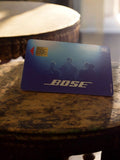 Carte téléphonique vintage BOSE Télécarte 120 bleu rétro collection