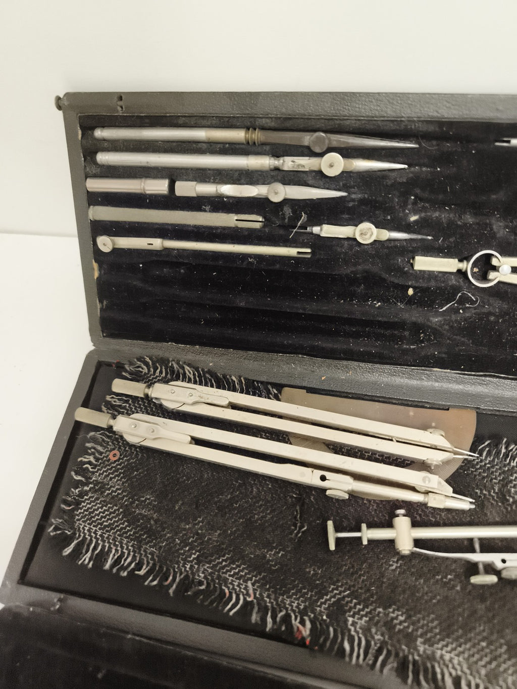 Coffrets anciens de compas de précision — Saint Maurer, instruments dessin vinta