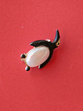 Broche vintage ancienne, petite épingle rétro fantaisie, accessoire bijou d?occa