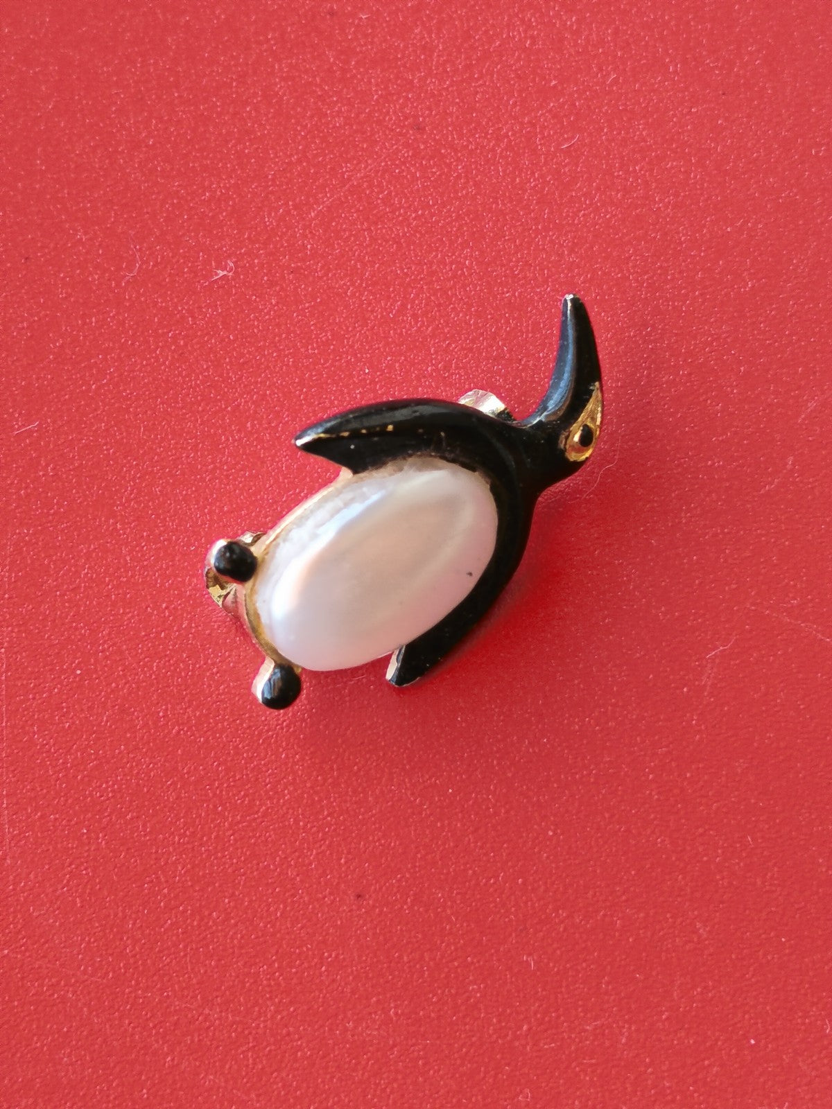 Broche vintage ancienne, petite épingle rétro fantaisie, accessoire bijou d?occa