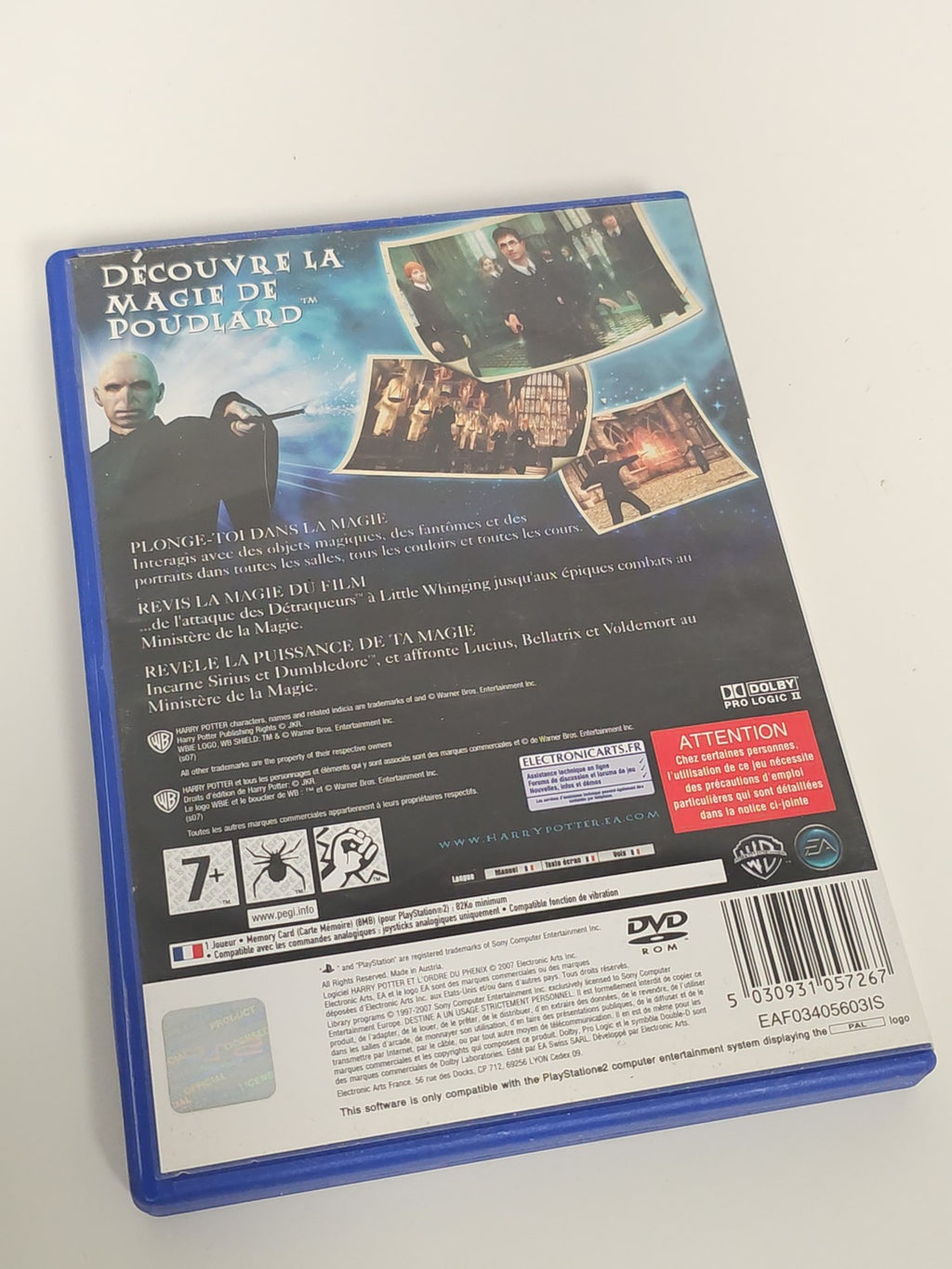 Jeu PS2 Harry Potter et l'Ordre du Phénix pour PlayStation 2 version française