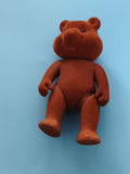 Figurine ours brun Sylvanian, peluche aspect velours, jouet articulé