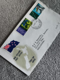 Lettre Premier Jour New Zealand Post Office Chatham Islands 1990 philatélie (Ref