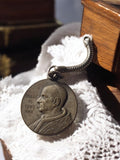 Porte-clés vintage Paulus VI PONT MAX médaillon religieux ancien