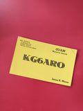 Carte radio QSL KG6ARO Guam Marianas Islands jaune, James R. Meyer