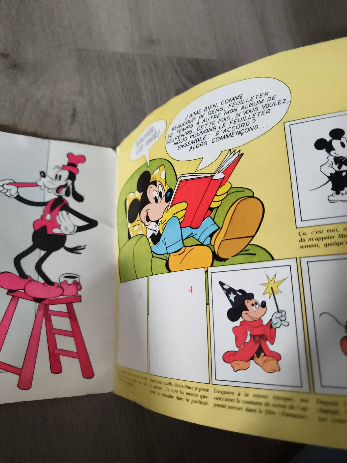 Album Panini Mickey Story ancien vintage Walt Disney figurine autocollant