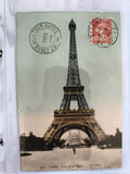 CPA Paris Tour Eiffel ND Phot. timbre 1940 carte postale ancienne