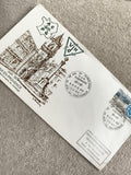 Lettre commémorative jumelage ACPG Aix-en-Provence Tübingen 1974 philatélie