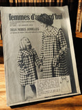 Patron couture vintage 1975 Femmes d?Aujourd?hui robe jumelle rétro