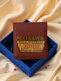 Petite boîte publicitaire ancienne Pelissier bois & charbons Thermogaz vintage
