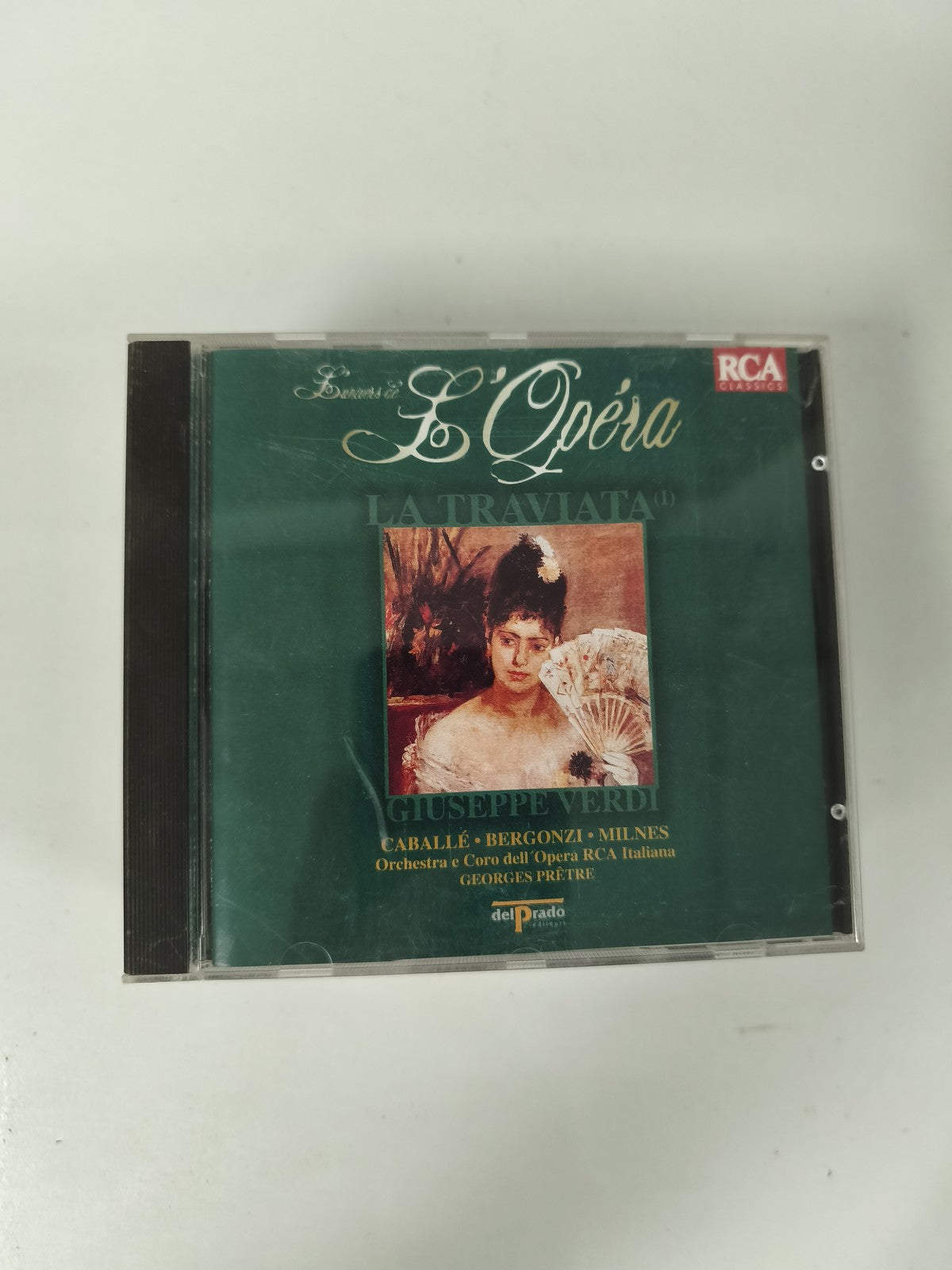 CD Giuseppe Verdi La Traviata Opéra RCA Classics Caballé Bergonzi Milnes