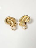 Paire de boucles d?oreilles vintage anciennes rétro, bijou ancien collection