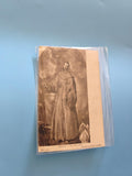 Carte postale vintage italienne ancienne timbre oblitéré époque coloniale rare