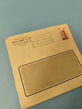 Ancienne enveloppe philatélie Gailliard Rouen timbre 15c fenêtre vintage