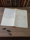 Lettre manuscrite Marseille 1942 témoignage guerre 39-45 époque WW2